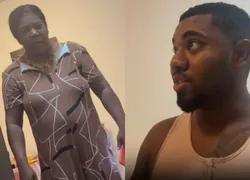 Davi Brito 'apanha' da mãe após susto com pós-cirúrgico: 'cintada'