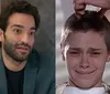 Vale Tudo: Afonso raspa o cabelo e recria cena de 'Laços de Família'