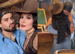 Com cheiro no cangote, Ana Castela curte noite íntima com Zé Felipe