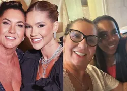 Mãe de Virginia surge com mãe de Vini Jr. e reage a críticas da web