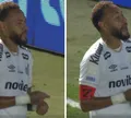 Neymar debocha com pôquer após gol no Santos e web reage: 'Infantil'