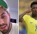Zé Felipe se revolta por atitude de Vini Jr. com Haaland após derrota