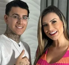 Andressa Urach detona famosa após elogio ao filho em reality: 'Safada'