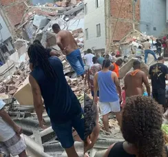 Prédio desaba e trabalhador morre em Salvador
