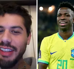 Zé Felipe reaparece após polêmica com Vini Jr. na Copa: 'Tomei umas'