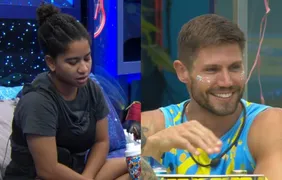 Ex-BBBs Jonas e Milena polemizam com 'má fama' no São João da Thay