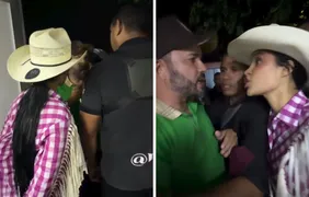 Ex-BBB Flay briga aos gritos com produtor após show cortado; VÍDEO