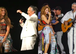 Maria Bethânia e Caetano Veloso ensaiam com Shakira para show no Rio