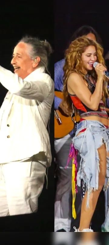 Maria Bethânia e Caetano Veloso ensaiam com Shakira para show no Rio