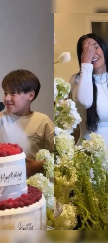 Simaria se choca com pedido inusitado do filho em aniversário; VÍDEO