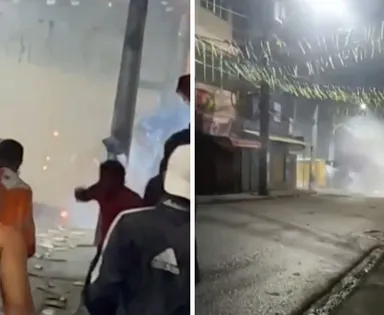 Jovem atingido por rojão segue em coma e tem crises pós-traumáticas