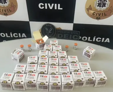 Polícia apreende mais de 100 canetas emagrecedoras na Bahia