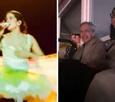 Caetano Veloso é homenageado por Rosalía em show: 'Meu favorito'