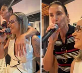 Ivete Sangalo surpreende ao cantar em restaurante de Salvador; VÍDEO