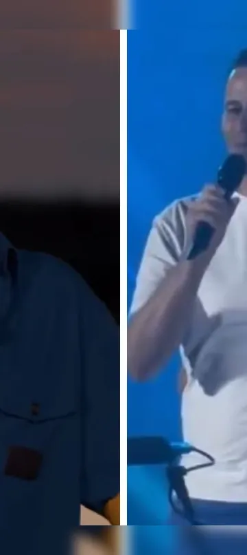 Leonardo reclama de filhos em show com primogênito: 'O único que liga'