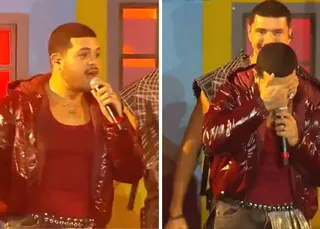 Cantor do 'Estrelas da Casa' chora ao esquecer letra no Rock in Rio