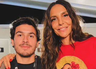Sobrinho mostra Ivete Sangalo e namorado coladinhos no Rock in Rio