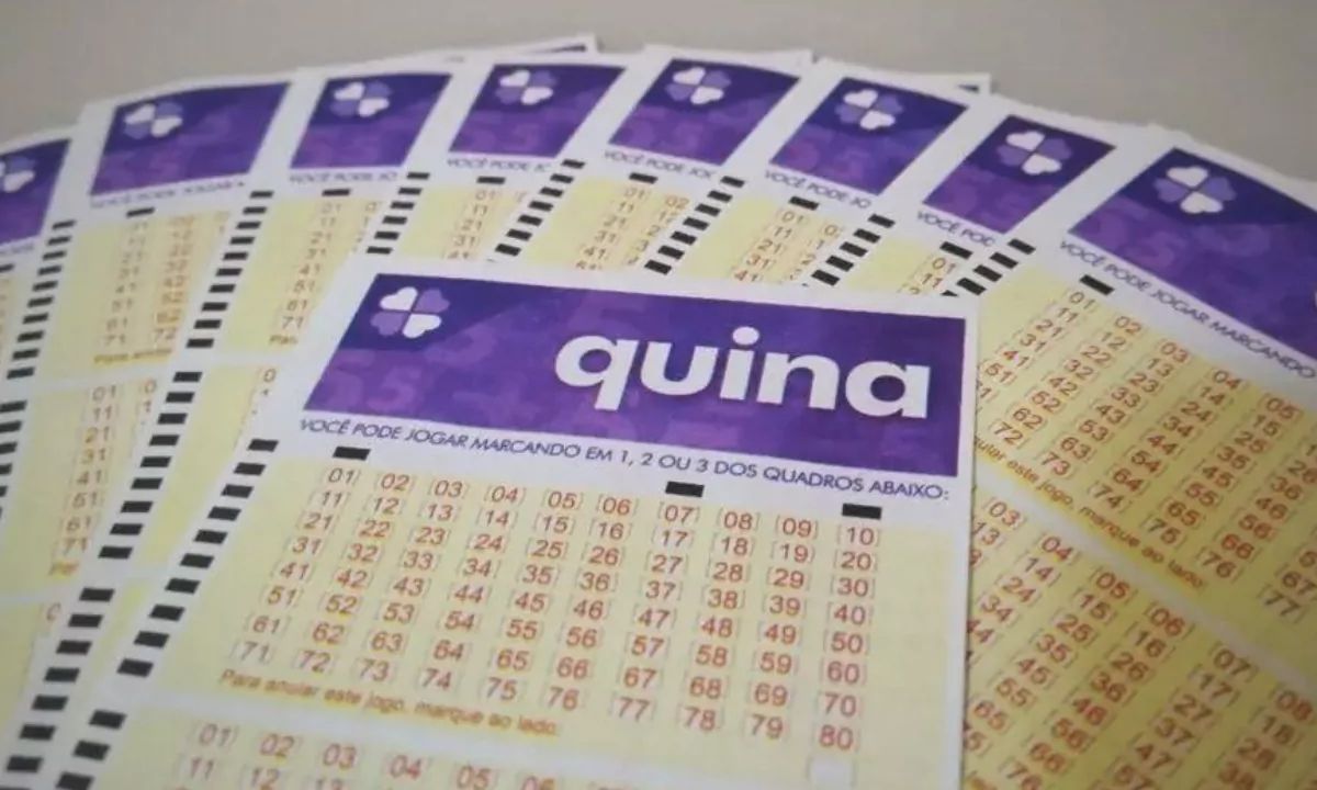 Quina: concurso 6.303 acumula e jogo pode pagar prêmio milionário