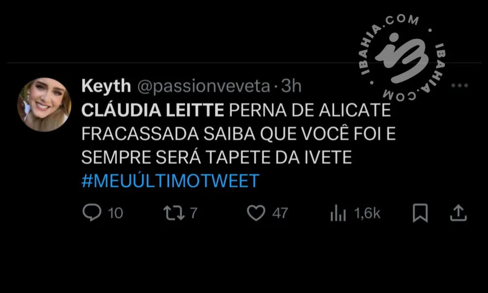 
		
			Fim do Twitter: fãs de Claudia Leitte e Ivete Sangalo trocam ofensas
		