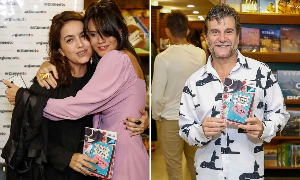 Famosos prestigiam lançamento de livro 'Diário da Dona Lurdes'