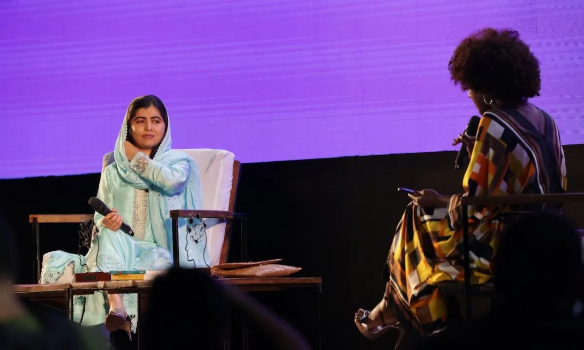 'Quero compartilhar mais', revela Malala em evento literário no Rio