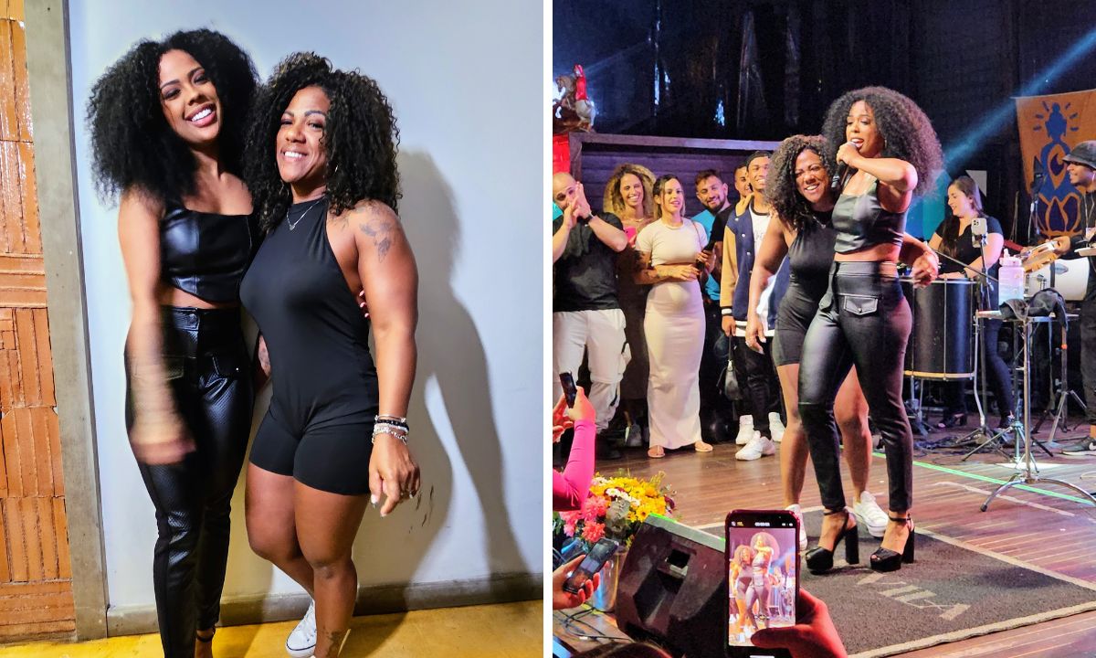 Ex-BBB Marvvila comemora 24 anos em mirante do Vidigal, no Rio