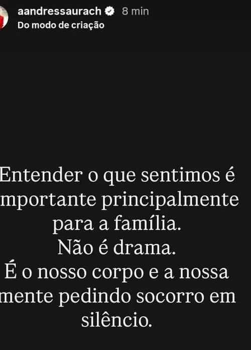 
					Saiba real estado de saúde de Andressa Urach após surto e 'apagão'
				
				