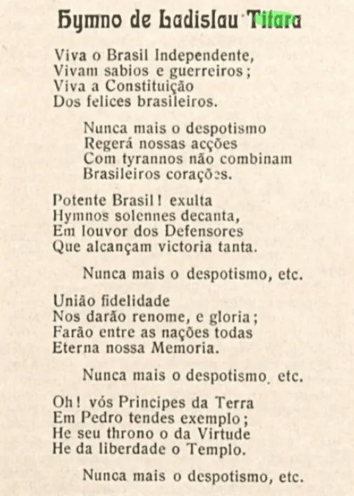 
				
					'Nasce o sol a 2 de Julho': os segredos por trás do hino da Independência
				
				