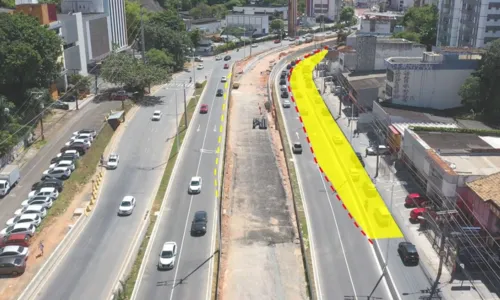 
				
					Faixas da Lucaia são estreitadas para obra do BRT; veja mudanças
				
				