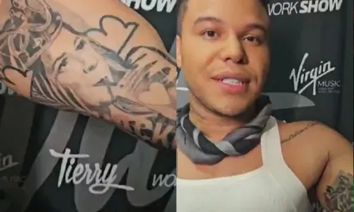 
				
					Tierry tatua rosto de Marília Mendonça no braço: 'Importante'
				
				