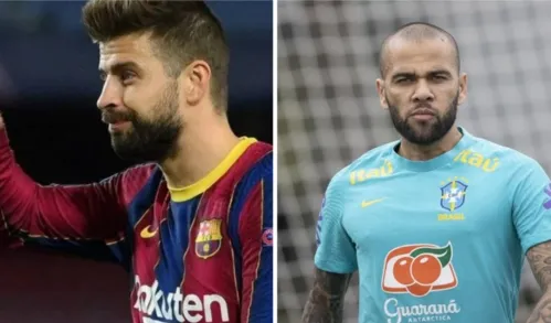 
				
					Piqué diz ter ficado em choque após acusação contra Daniel Alves
				
				