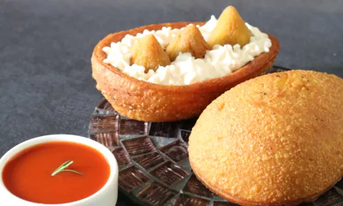 
				
					Conheça a coxinha de vatapá que virou ovo de Páscoa na Bahia
				
				