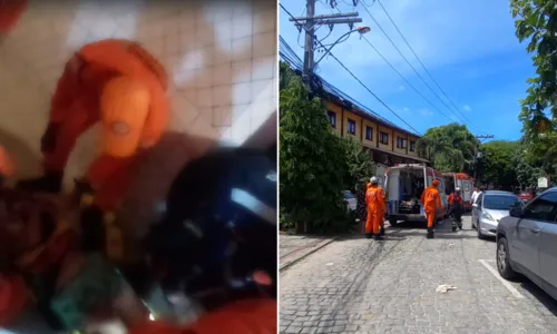 
				
					Turistas são resgatados após elevador despencar em Praia do Forte
				
				