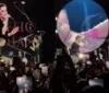 Após Seu Jorge, Sandy sobe ao palco com Coldplay em São Paulo