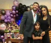 Ex-casal, Jesus Luz e Carol Ramiro celebram aniversário da filha