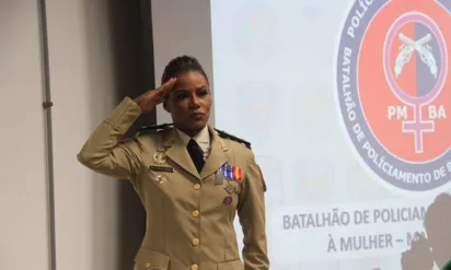 
		Conheça primeira mulher na história a comandar batalhão da PMBA