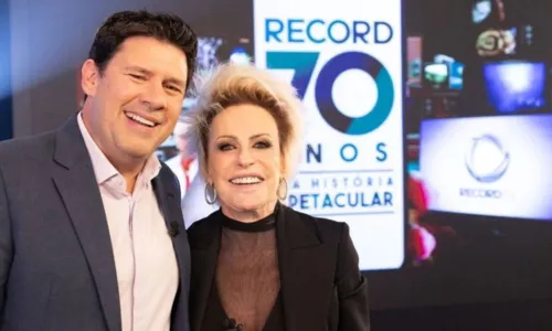 
		Ana Maria Braga comemora retorno à Record após 24 anos: 'Gravando'