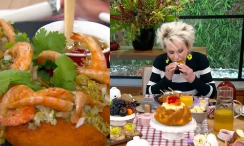 
				
					Ana Maria viraliza ao comer acarajé no 'Mais Você': 'Que inveja'
				
				