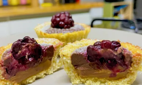  Aprenda tortinha de chocolate sem farinha e sem açúcar na airfryer