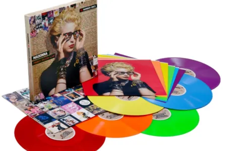 
				
					Coletânea de Madonna ganha versão em discos de vinil coloridos
				
				