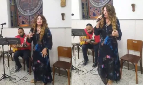 
				
					Elba Ramalho faz apresentação surpresa em igreja de Feira de Santana
				
				