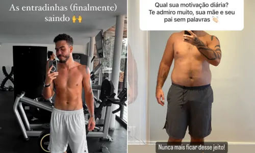 
				
					Filho de Ronaldo mostra antes e depois de perder 23 kg e sensualiza
				
				