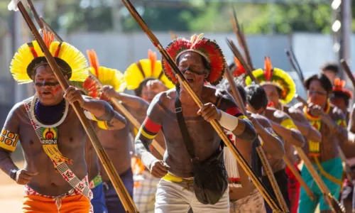 
				
					Indígenas acampam em Brasília à espera da decisão sobre Marco Temporal
				
				