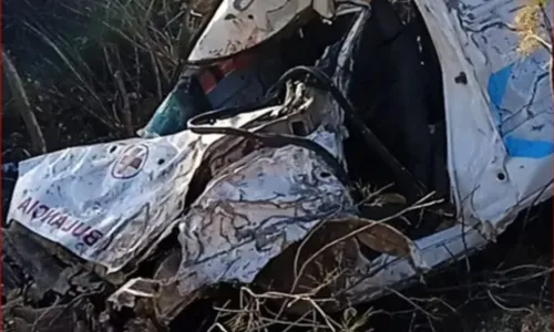 
				
					Mãe e filha morrem em acidente entre ambulância e carreta na Bahia
				
				