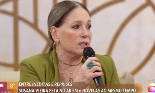
				
					Susana Vieira diz não se relacionar mais com 'garotões': '25 para 50'
				
				