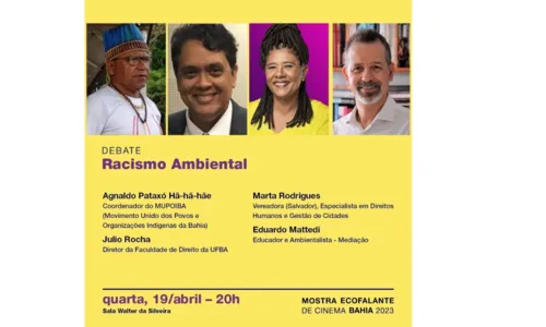 
				
					Evento promove debates sobre povos originários em Salvador
				
				