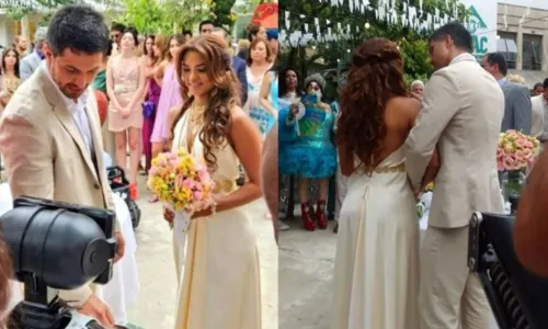 
				
					Final de 'Travessia': confira fotos do casamento de Brisa e Oto
				
				