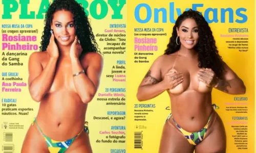
				
					Rosiane Pinheiro recria capa da Playboy ao entrar no OnlyFans
				
				