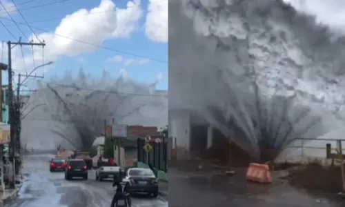 
				
					Obra rompe tubulação de esgoto na Região Metropolitana de Salvador
				
				