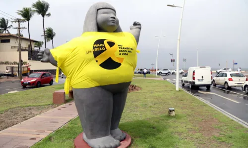 
				
					'Gordinhas de Ondina' vestem camisa da campanha Maio Amarelo
				
				
